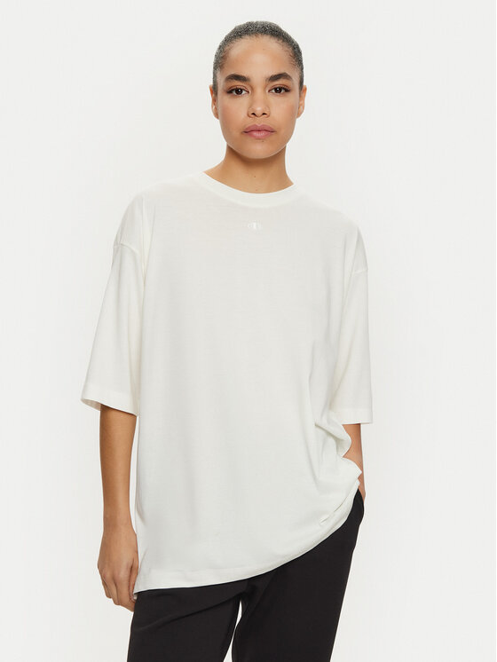 Champion Champion T-särk 117537 Ekrüüvärv Loose Fit