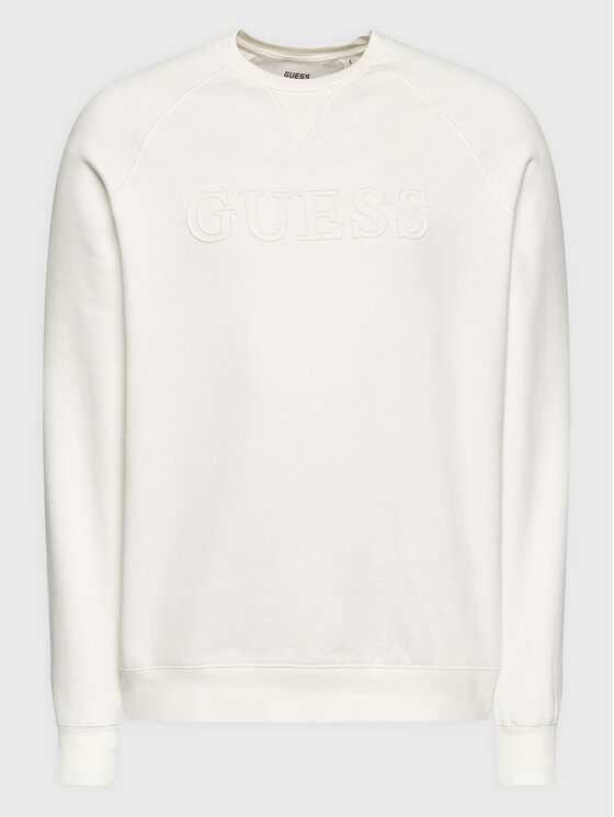 Guess Guess Mikina Z2YQ27 K9V31 Écru Regular Fit