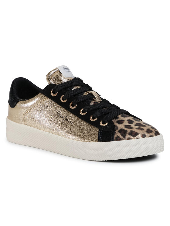 Pepe Jeans Sneakers Kioto Animal PLS31046 Oro • Modivo.it