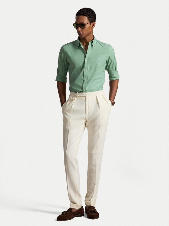 Polo Ralph Lauren Polo Ralph Lauren Camicia 710929348500 Turchese Slim Fit