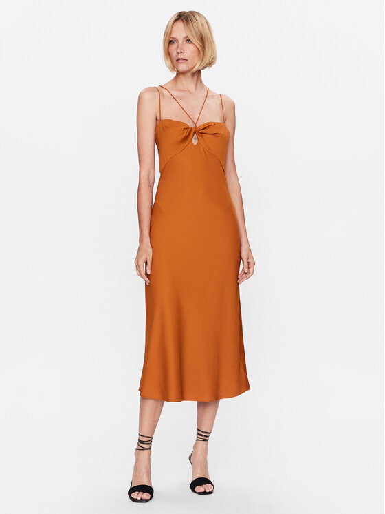 Calvin Klein Vestito da giorno K20K205865 Marrone Regular Fit, taglia : 36