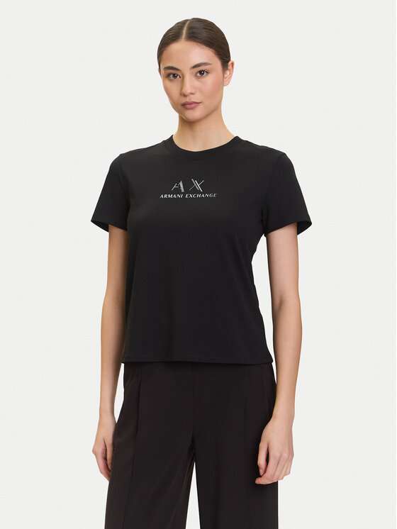Armani Exchange Armani Exchange T-Shirt XW001345 AF16356 UC001 Czarny Regular Fit