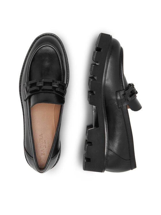 Badura Badura Loafersy TROPEA-E23-28188PE Czarny