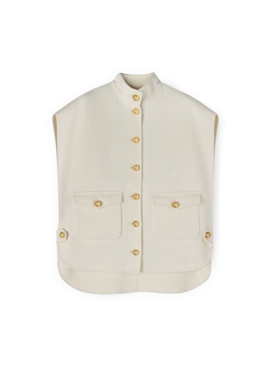 Motivi Motivi Cappotto invernale R009W000177N002 Crema Regular Fit