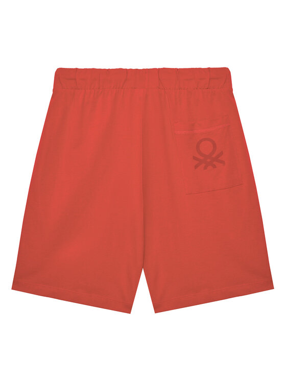 United Colors Of Benetton United Colors Of Benetton Športne kratke hlače 3BL0C903L Rdeča Regular Fit