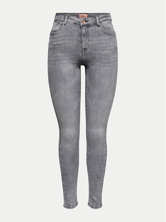 ONLY ONLY Джинси Power 15231450 Сірий Skinny Fit