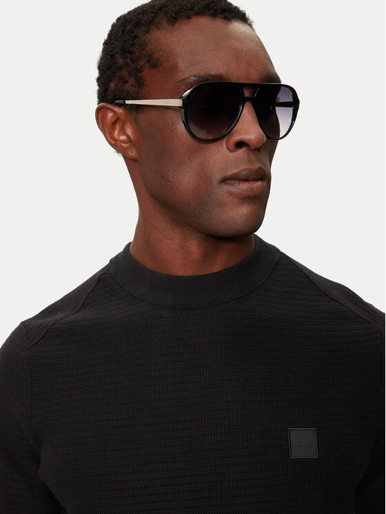 BOSS Boss Svetr Anion_S 50527584 Černá Regular Fit