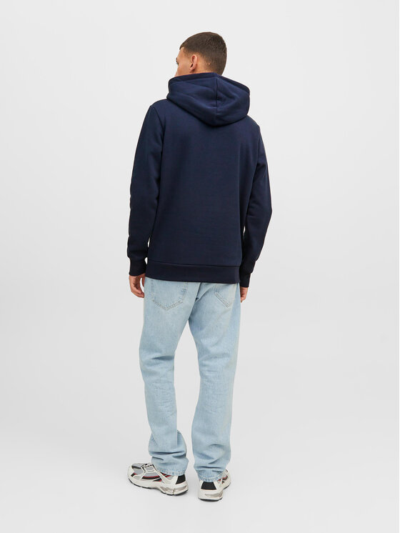 Jack&Jones Jack&Jones Majica dugih rukava Warrior 12242543 Tamnoplava Regular Fit