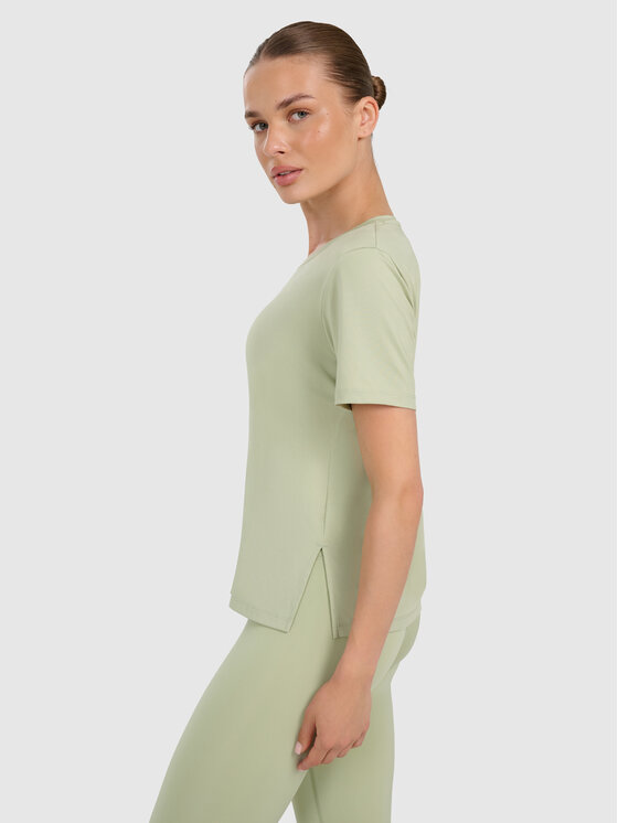 4F 4F Koszulka techniczna MULTI ACTIVE Zielony jasny Regular Fit