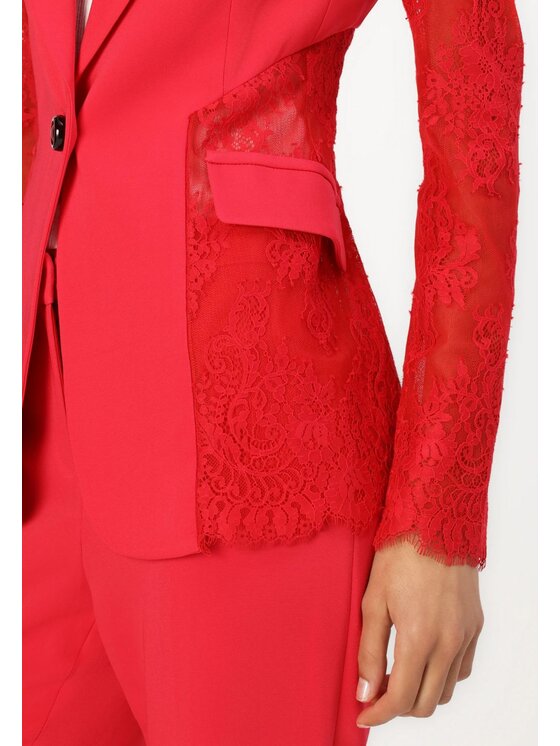 PINKO PINKO Giacca a vento 85244 Rosso Regular Fit