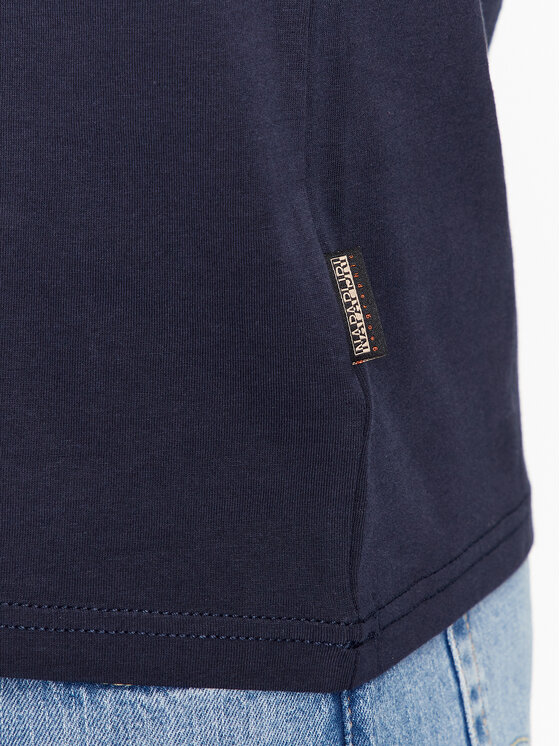 Napapijri Napapijri Longsleeve Salis NP0A4HN7 Granatowy Regular Fit