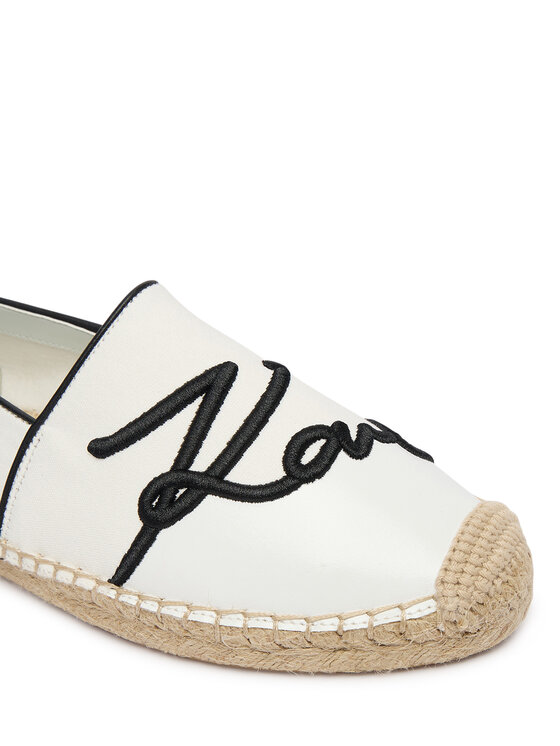 KARL LAGERFELD KARL LAGERFELD Espadrilės Kamini KL80123R Balta