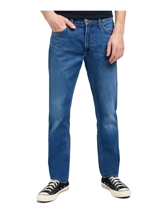 Lee Lee Jeansy 112350159 Niebieski Regular Fit