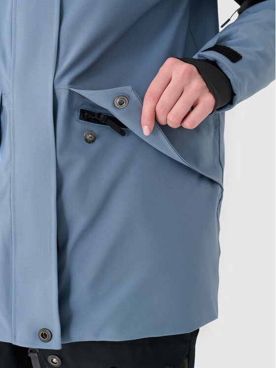 4F 4F Giacca da snowboard 4FWAW24TTJAF586-32S Blu scuro Regular Fit