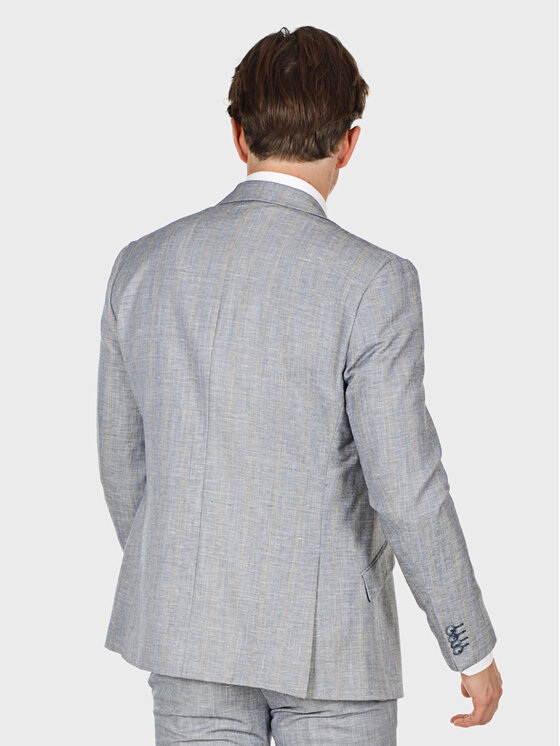 Evenemen Evenemen Marynarka OVO BLUE Szary Slim Fit