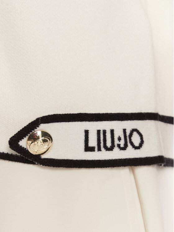 Liu Jo Sport Liu Jo Sport Strickjacke TF5250 MS59L Écru Regular Fit