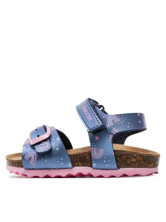 Geox Geox Sandały B Sandal Chalki Girl B922RA 000NF CF48T M Granatowy