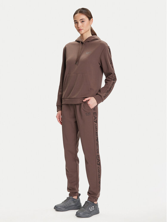 EA7 Emporio Armani EA7 Emporio Armani Tepláková souprava 7W000789 AF18880 U6063 Hnědá Regular Fit