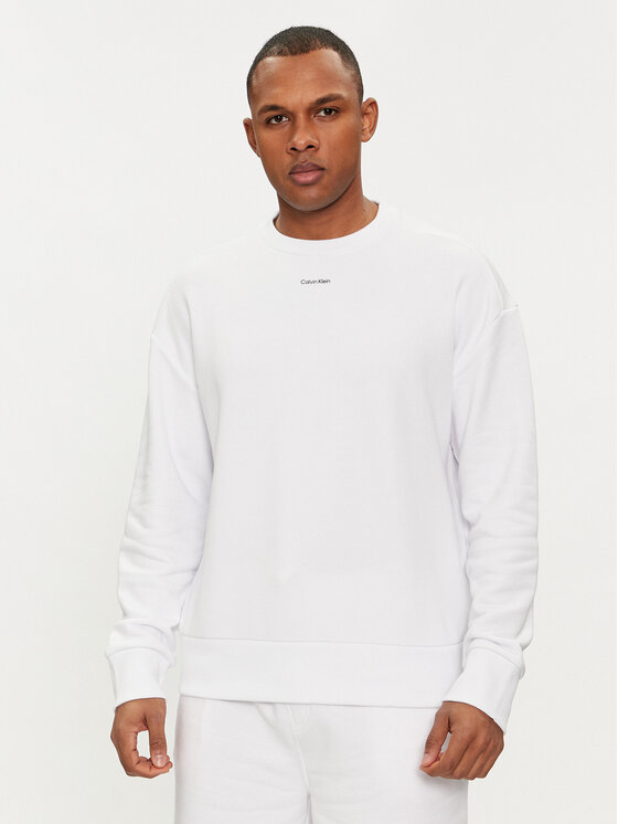 Calvin Klein Calvin Klein Džemperis Nano Logo K10K112870 Balta Regular Fit