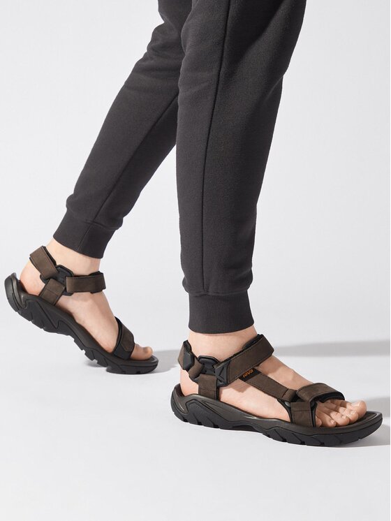 Teva Teva Basutės M Terra Fi 5 Universal Leather 1099442 Ruda