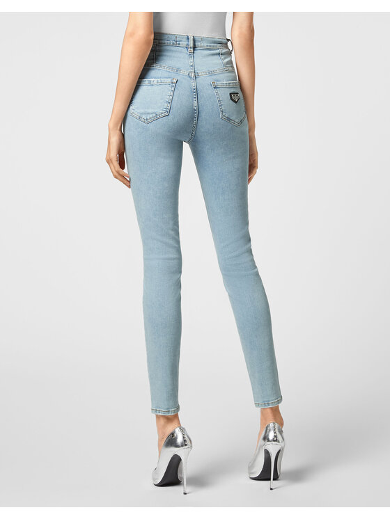 PHILIPP PLEIN PHILIPP PLEIN Jeansy 3413 Niebieski jasny Slim Fit