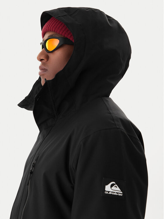 Quiksilver Quiksilver Lyžařská bunda Mission Solid EQYTJ03523 Černá Regular Fit