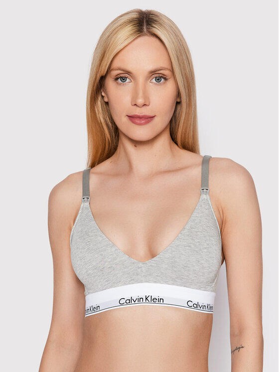 Calvin Klein Underwear Nederček Za Dojenje 000QF6218E Siva