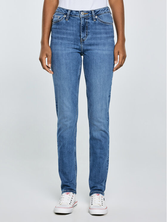BIG STAR BIG STAR Jeansy KATRINA HIGH WAIST Niebieski Slim Fit