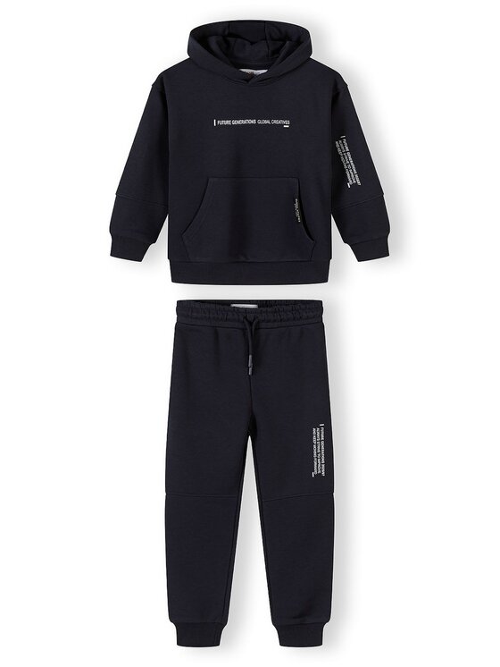 minoti minoti Zestaw 29FLEECE260 Czarny Regular Fit