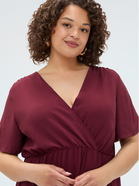 Fiorella Rubino Fiorella Rubino Abito da sera 7026T001877N036 Bordeaux A-Line Fit