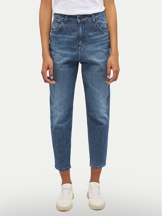 Mustang Mustang Jeans hlače Charlotte 1013597 Modra Mom Fit