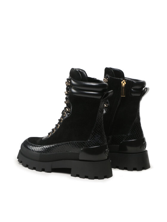 MICHAEL Michael Kors MICHAEL Michael Kors Šnurovacia obuv Rowan Lace Up Bootie 40F3RWFE8S Čierna