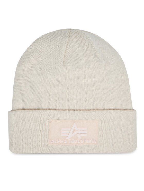 Męska Czapka Alpha Industries, Biała, VLC Beanie 118943