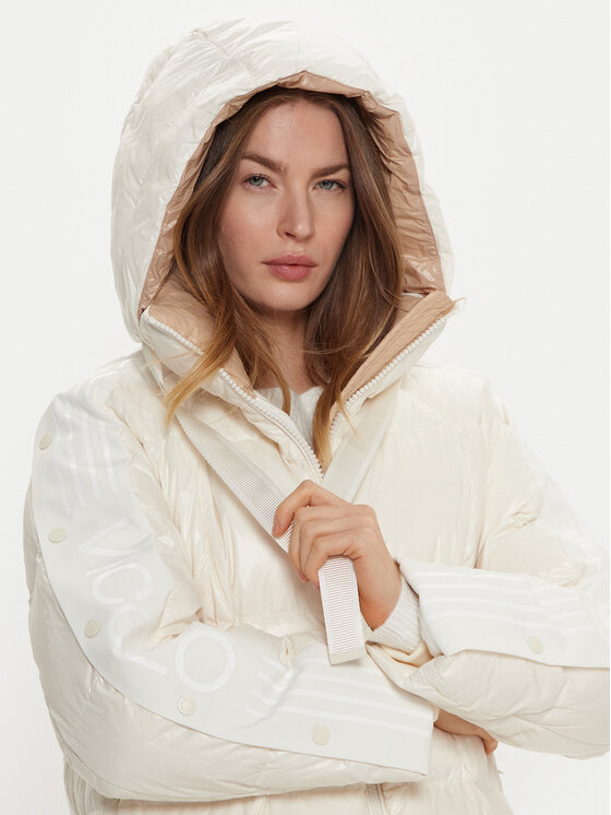ViCOLO ViCOLO Pūkinė striukė TS0025 Écru Regular Fit