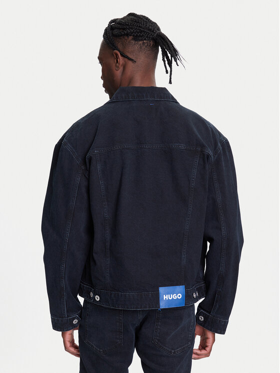 HUGO HUGO Jeansová bunda Dex 50541714 Tmavomodrá Regular Fit