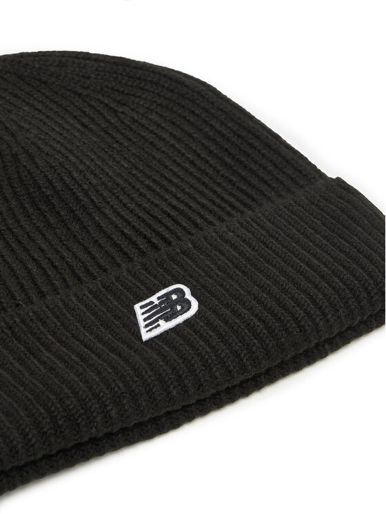 New Balance New Balance Шапка Winter Watchman Beanie Patch V3.0 LAH53008BK Черен
