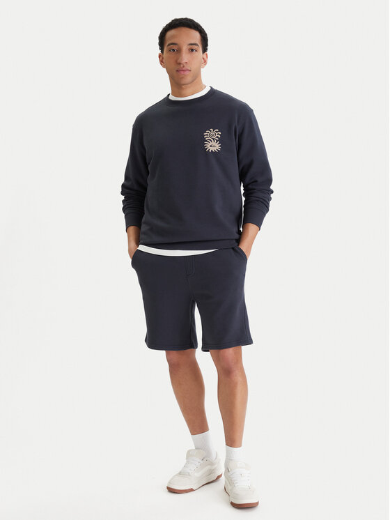 Quiksilver Quiksilver Felpa Salt Water EQYFT05196 Blu scuro Regular Fit