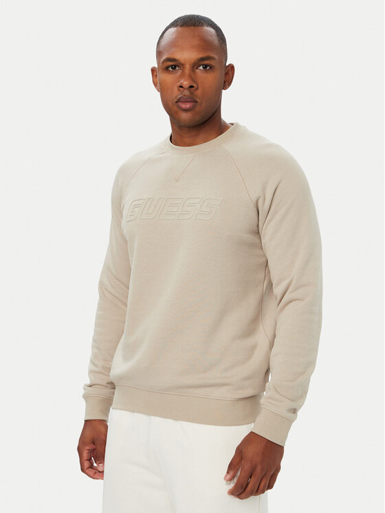 Guess Guess Majica dugih rukava Z4YQ16 KAIJ1 Bež Regular Fit
