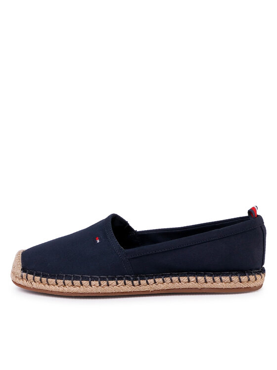 Tommy Hilfiger Tommy Hilfiger Espadrillas Basic Tommy Flat Espadrille FW0FW04827 Blu scuro