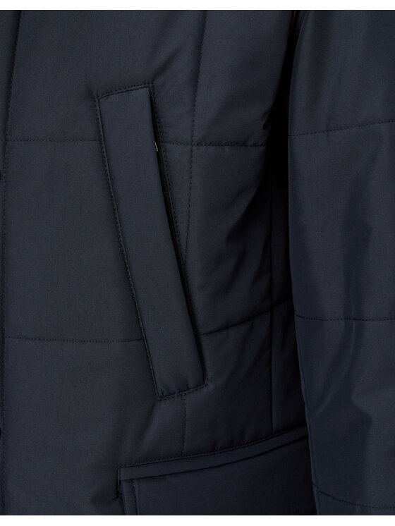 Borgio Borgio Kurtka zimowa gravina g Granatowy Slim Fit
