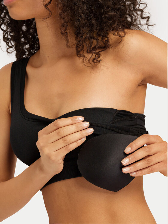 Hanro Hanro Biustonosz top Touch Feeling 71806 Czarny