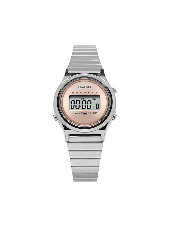 Casio Hodinky LA700WE-4AEF Strieborná