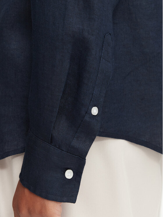 Beverly Hills Polo Club Beverly Hills Polo Club Cămașă P-SS26W-SH0004 Bleumarin Regular Fit