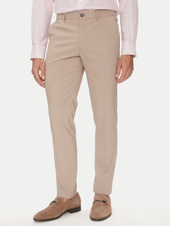 Lindbergh Lindbergh Abito completo 30-61040 Beige Slim Fit