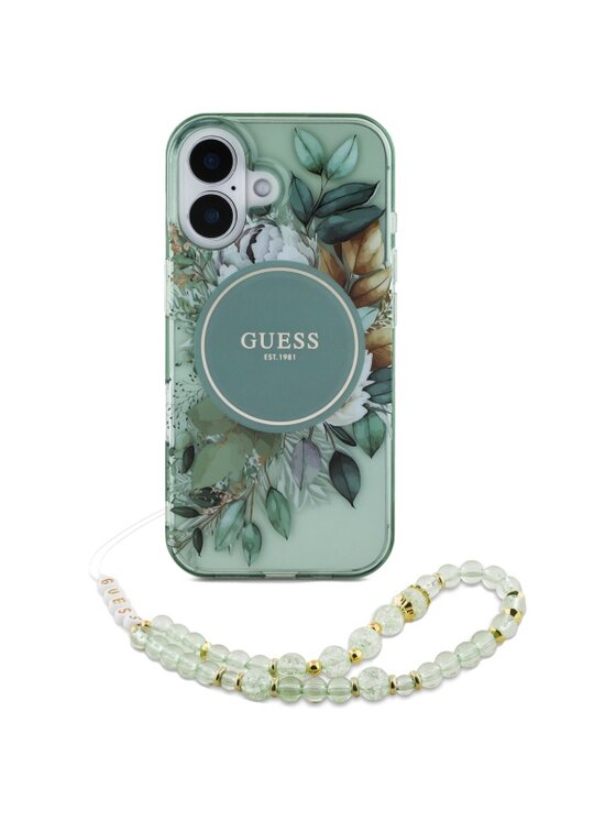 Etui na telefon Guess, Zielone, Apple iPhone 16 Plus