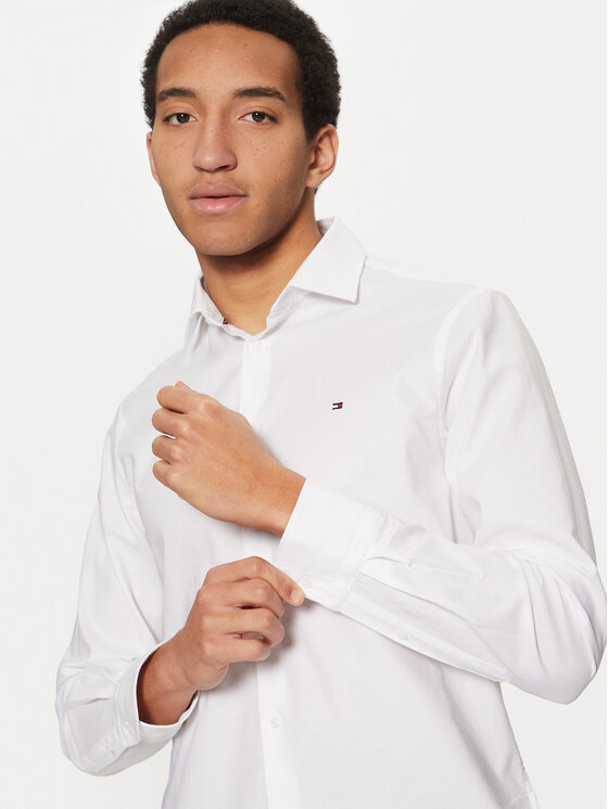 Tommy Hilfiger Tommy Hilfiger Сорочка MW0MW37597 Білий Slim Fit
