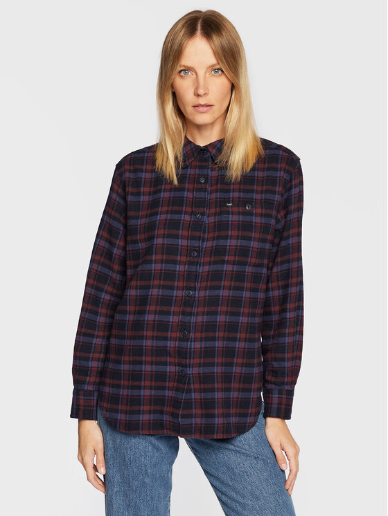 Lee Lee Camicia All Purpose L47AAB75 112321181 Blu scuro Regular Fit