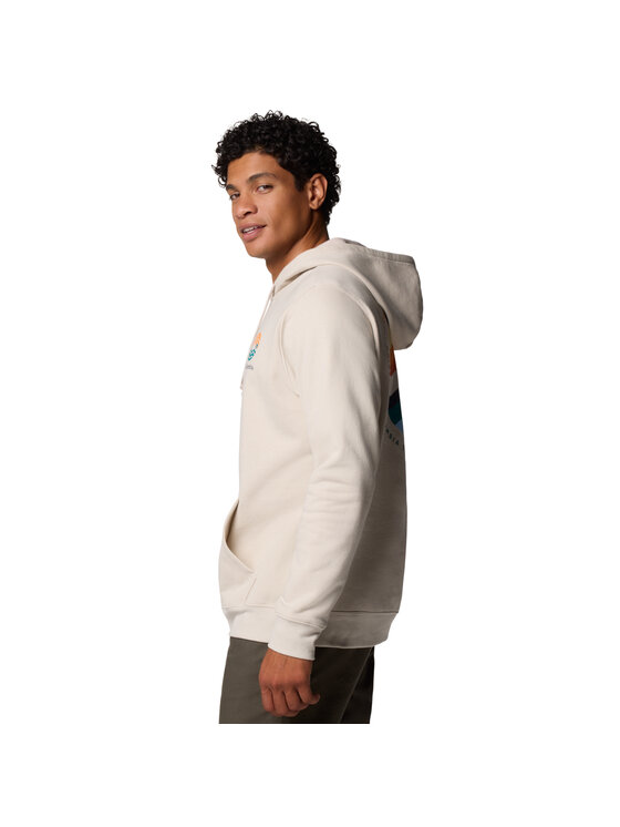 Columbia Columbia Bluza Columbia Columbia Trek Graphic Hoodie Beżowy Regular Fit