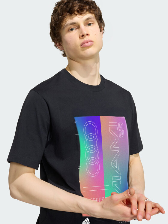 adidas adidas T-Shirt 164396 Czarny Regular Fit