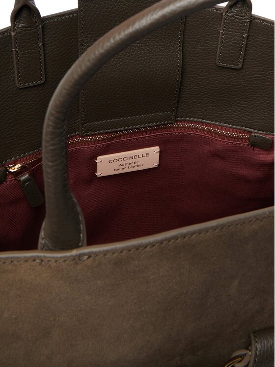 Coccinelle Coccinelle Torebka TLB Coccinellesabine Suede Bi E1 TLB 18 01 01 Khaki